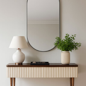Capsule Oval Wall Mirror by Varaluz