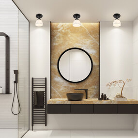 Ashton Mini Semi-Flush Ceiling Light