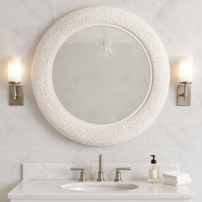 Athena Round Mirror