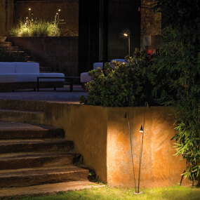 Brisa Triple Outdoor In-Ground Floor Lamp