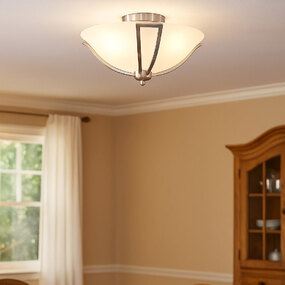 Bolla Small Semi Flush Mount