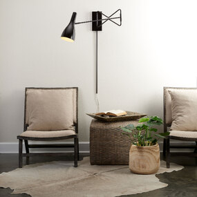 Lenz Plug-in Swing Arm Wall Light