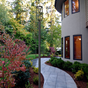 Leland Outdoor Color-Select Burial Pole Light by Z-Lite