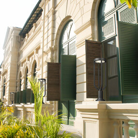 Leland Outdoor Color-Select Round Pier Light by Z-Lite