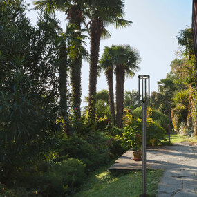 Leland Outdoor Color-Select Round Pole Light by Z-Lite