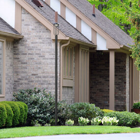 Leland Outdoor Color-Select Burial Pole Light by Z-Lite