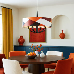 Patchwork Chandelier by Varaluz