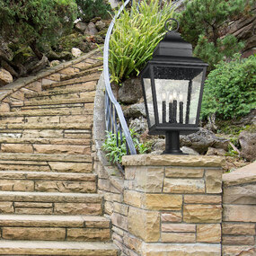 Raphael Outdoor Pier Light with Traditional Base