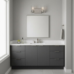 Miley Clear Glass Bathroom Vanity Light by Hinkley Lighting