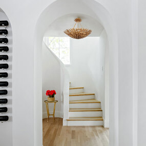 Broche Bowl Chain Semi-Flush Ceiling Light
