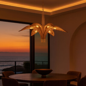 Century Palm Chandelier