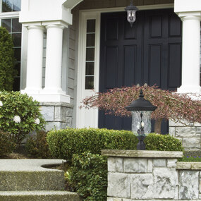 Armstrong Outdoor Post Light with Round Fitter