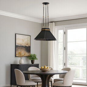 Mood Swings Hexagonal Pendant by Varaluz