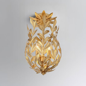 Broche Egg Semi Flush Ceiling Light