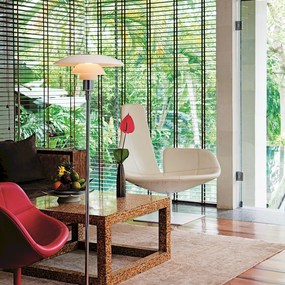 PH 3 1/2 - 2 1/2 Glass Floor Lamp by Louis Poulsen