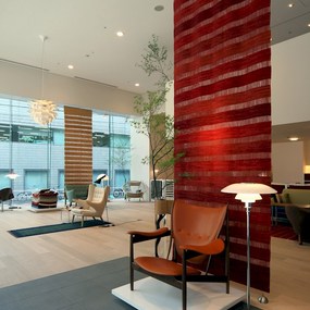 PH 4 1/2 - 3 1/2 Glass Floor Lamp by Louis Poulsen