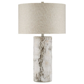 Faux Birch Table Lamp