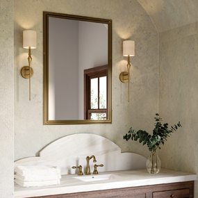 Brass Torch Wall Sconce by Capital Lighting