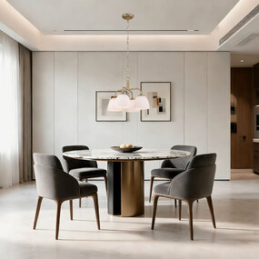 Dorinda 4-Light Pendant by Golden Lighting