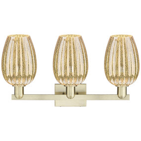 Preston 3-Light Flute Bathroom Vanity Light