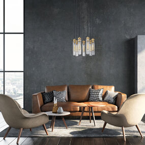 Beau Round Multi-Light Pendant