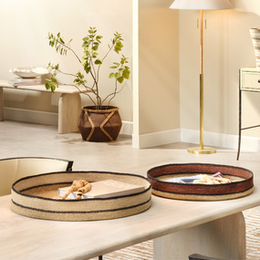 Scarab Seagrass Trays Set of 2