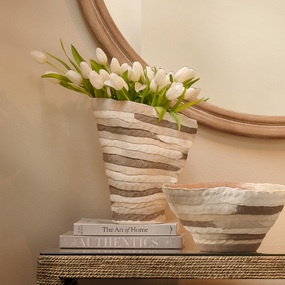 Textile Porcelain Vase