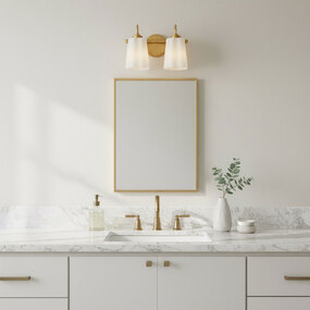 Honey Bathroom Vanity Light