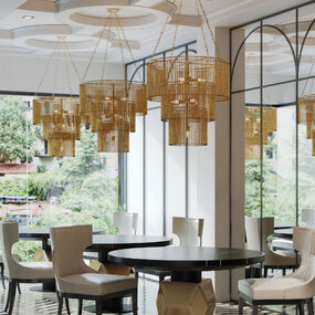 Mantra Chandelier by Currey and Company