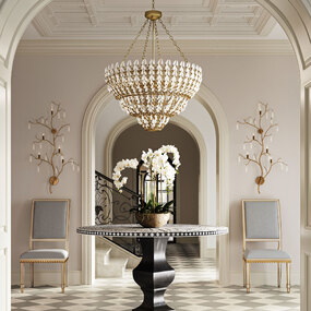 Magnum Opus Chandelier by Currey and Company