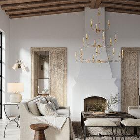 Nottaway Grande Chandelier by Currey and Company