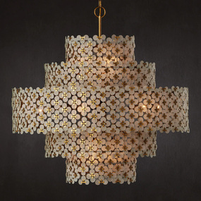 Spring Flower Chandelier