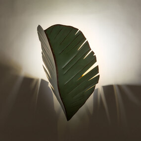 Banana Leaf Wall Sconce