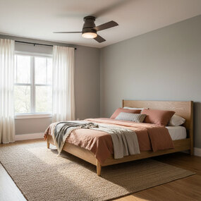 Trey Smart Ceiling Fan with Light