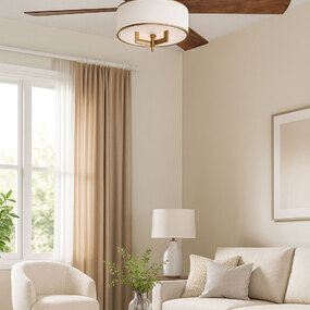 Hampton Smart Ceiling Fan with Light