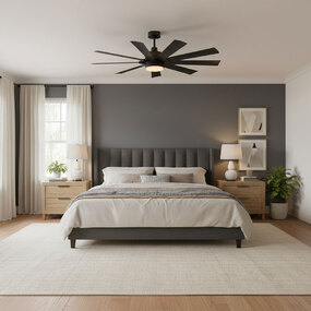 Turbine Smart Ceiling Fan with Light