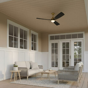 Una Smart Ceiling Fan with Light by Hinkley Lighting