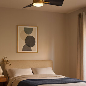 Atom Ceiling Fan with Light by Hinkley Lighting