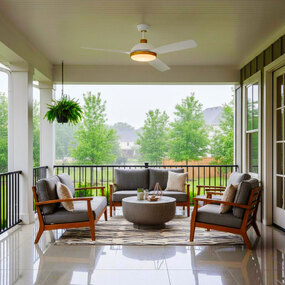 Alba Smart Ceiling Fan with Light by Hinkley Lighting