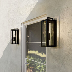 Hunt Outdoor Wall Lantern - Open Box