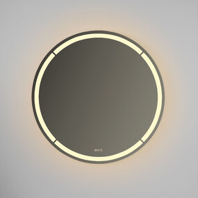 Lingo Round Color-Select Mirror
