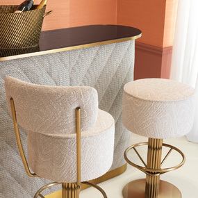 Carleton Stool with Back