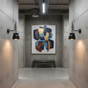 Euro Industrial Wall Sconce by Artcraft