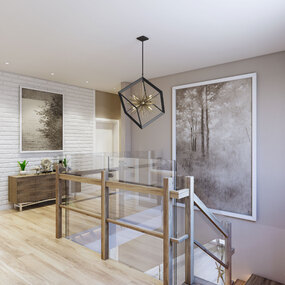 Sunburst Frame Chandelier by Artcraft