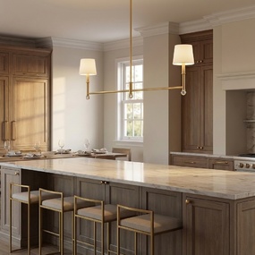 Greard Linear Chandelier by Visual Comfort Studio