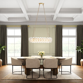 Bloom Linear Chandelier by Artcraft