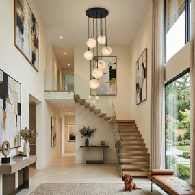 Nightfall Round Multi-Light Pendant by Artcraft