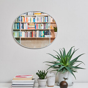 Vitrail Oval Mirror