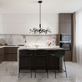 Batton Multi Light Pendant by Artcraft