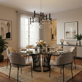 Terra Chandelier by Artcraft